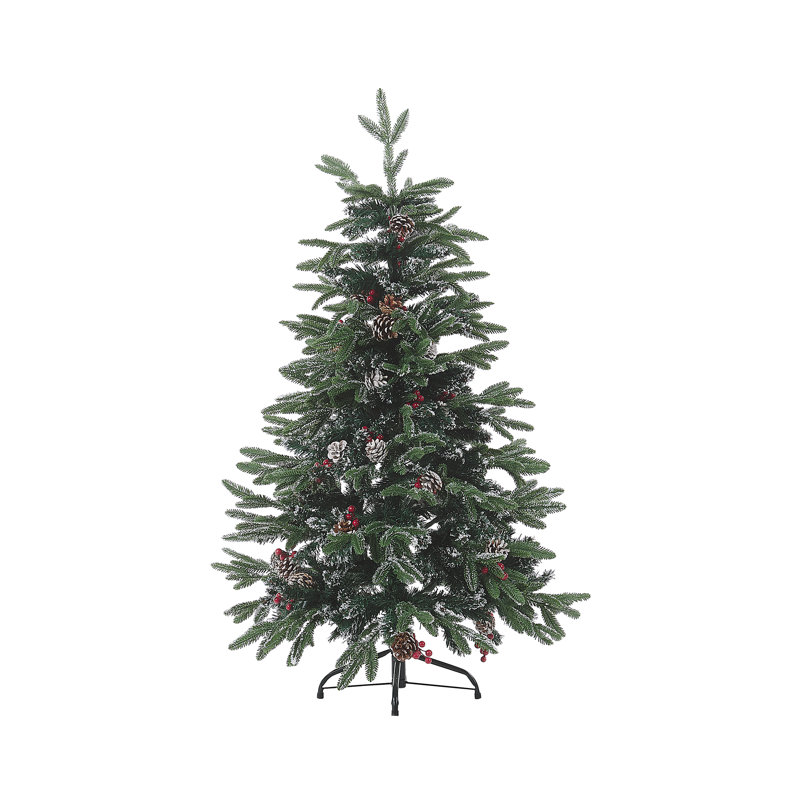 The Seasonal Aisle Frosted Green Pine Artificial Christmas Tree with Stand Wayfair.co.uk